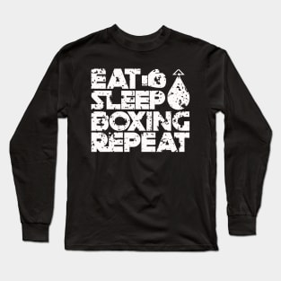 Aged Eat Sleep Boxing Long Sleeve T-Shirt